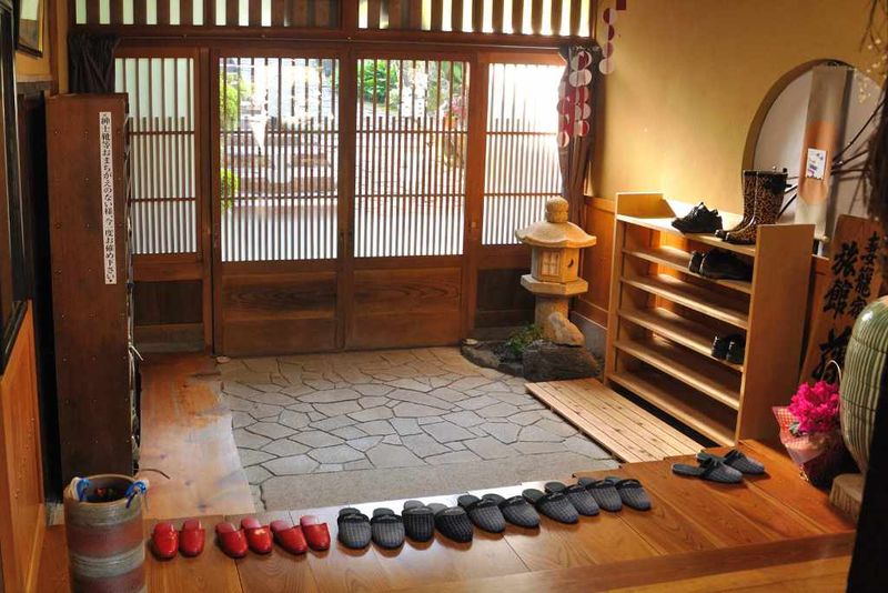 Genkan Entryways Keep Dirt Outside