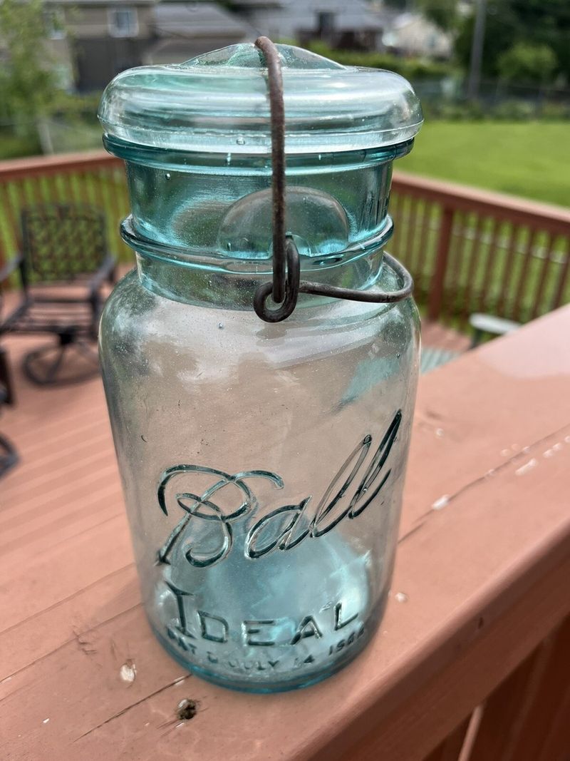 Rusty Old Mason Jars