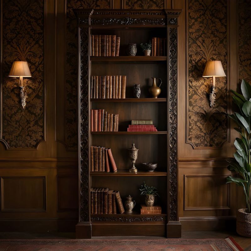 Antique Bookshelf Display