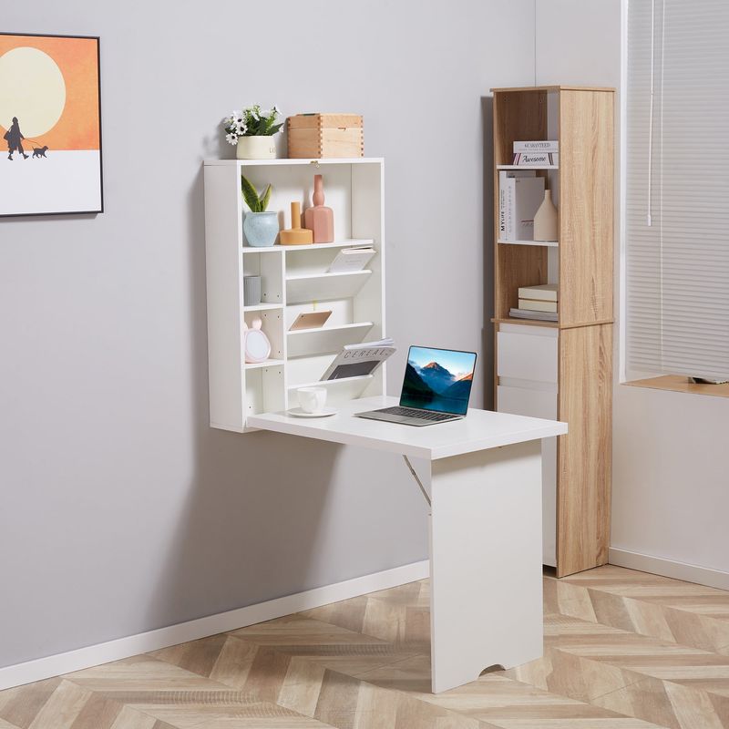 Wall-Mounted Folding Desk