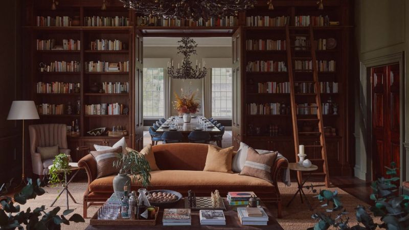 Antique Wooden Bookshelves