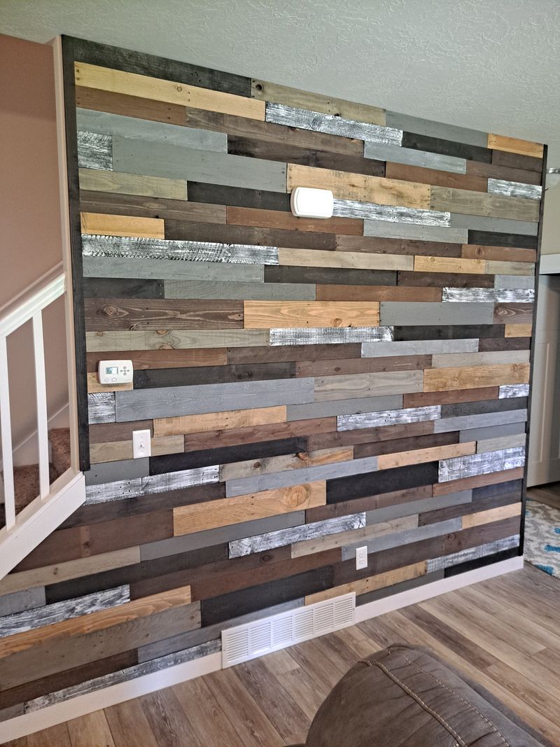 Reclaimed Wood Accent Wall