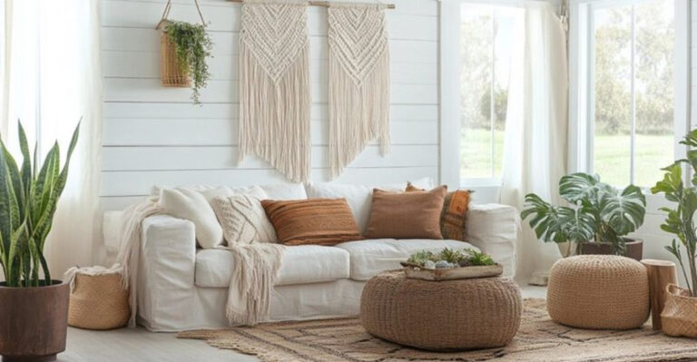 20 Ways to Blend Rustic, Boho And Farmhouse Styles in Your Living Room