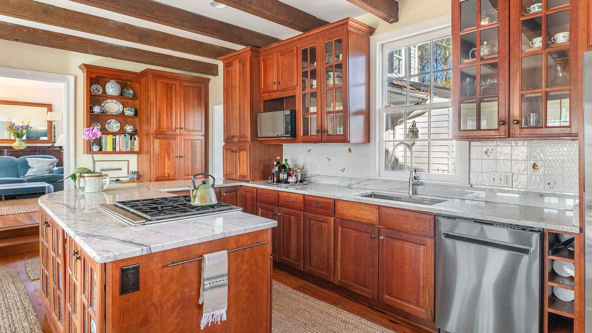 cherry wood kitchen