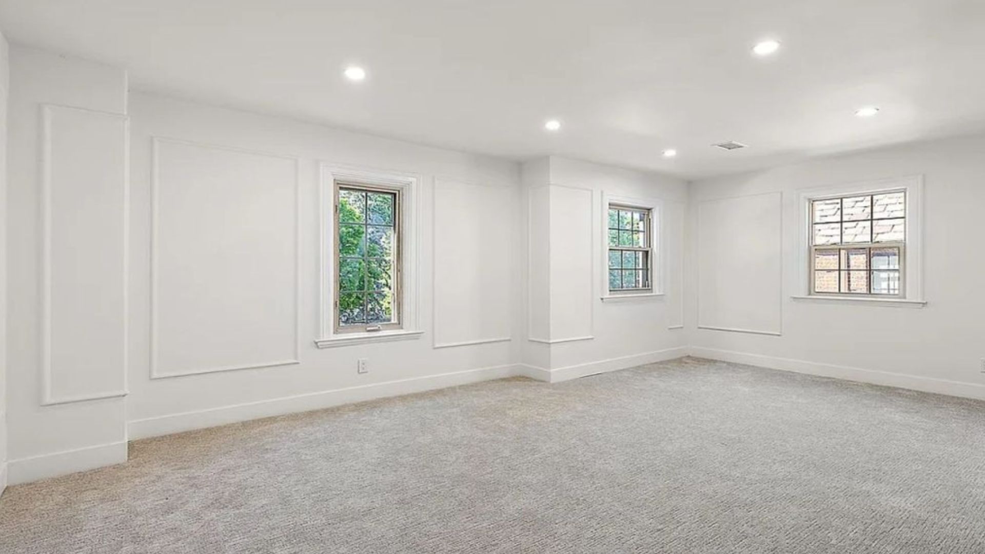 spacious master bedroom