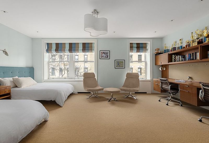 Spacious Shared Bedroom and Study Zone