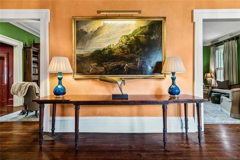 An Artful Moment Between Rooms