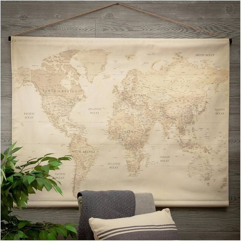 Hang Vintage Signs Or Maps