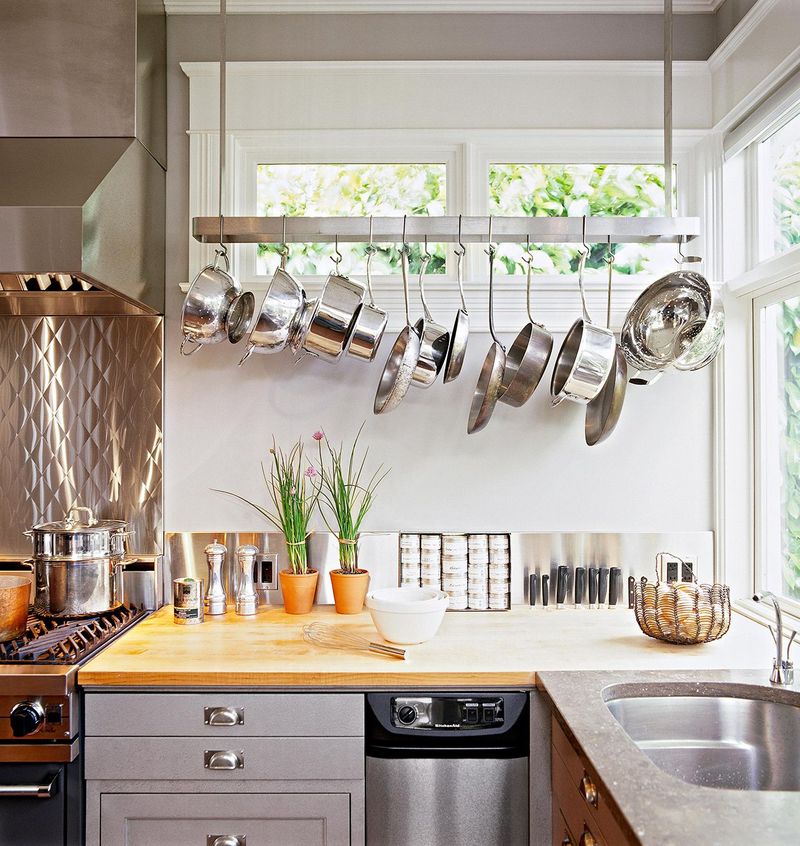 Install a Pot Rack
