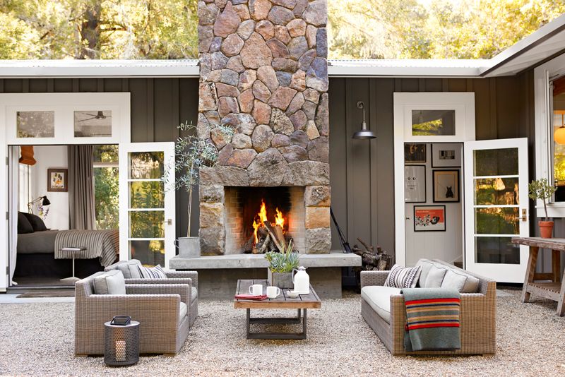 Build a Patio Fireplace