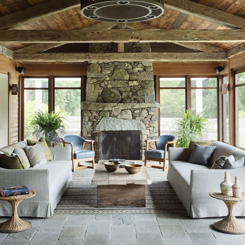 Screened Porch Elements Indoors