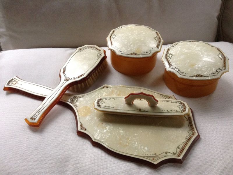 Celluloid Dresser Sets