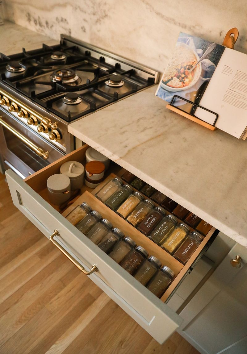 Custom Spice Drawer System