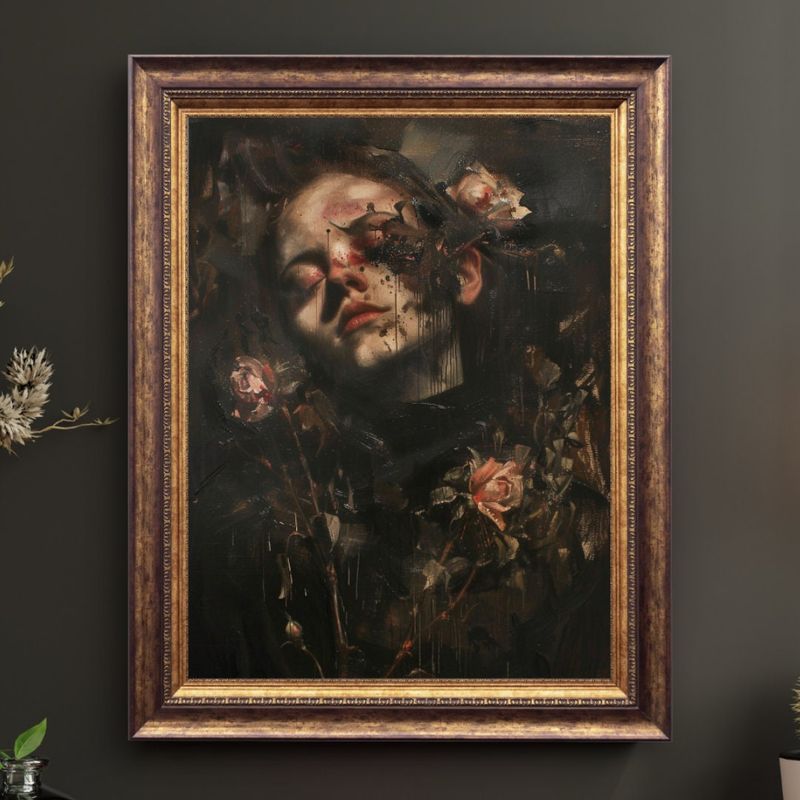 Oil Paintings in Ornate Frames