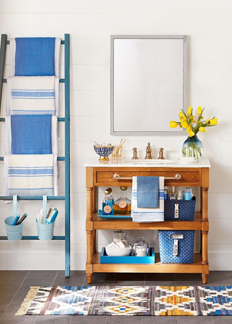 Make A DIY Towel Ladder