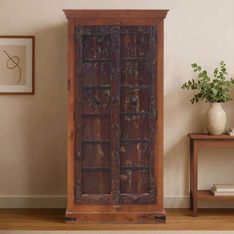 Oversized Wooden Pantry Armoires