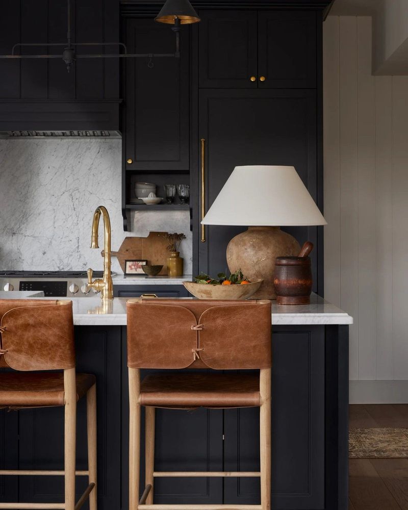 Lamps on Kitchen Counters