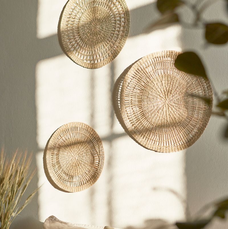 Bamboo-Rimmed HULTET Bowl Mirrors