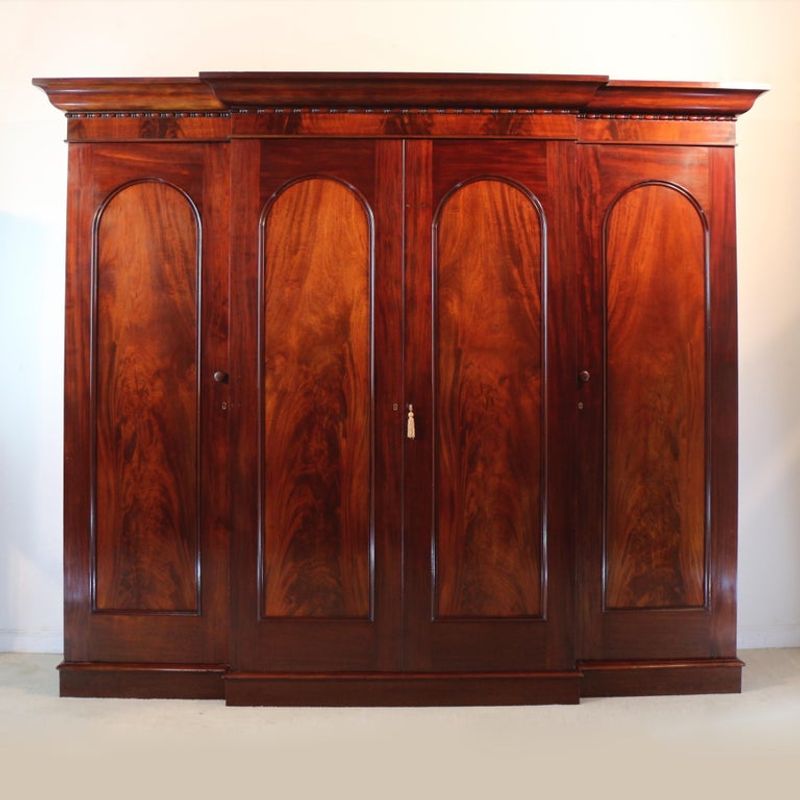 Edwardian Mahogany Wardrobes