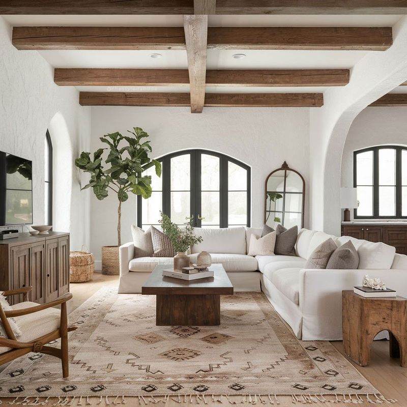 Exposed Wooden Beams That Tell Time