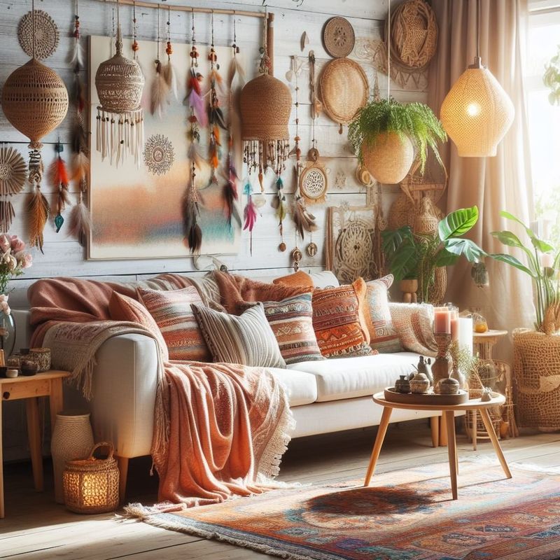 Excessive Macramé and Pampas Grass