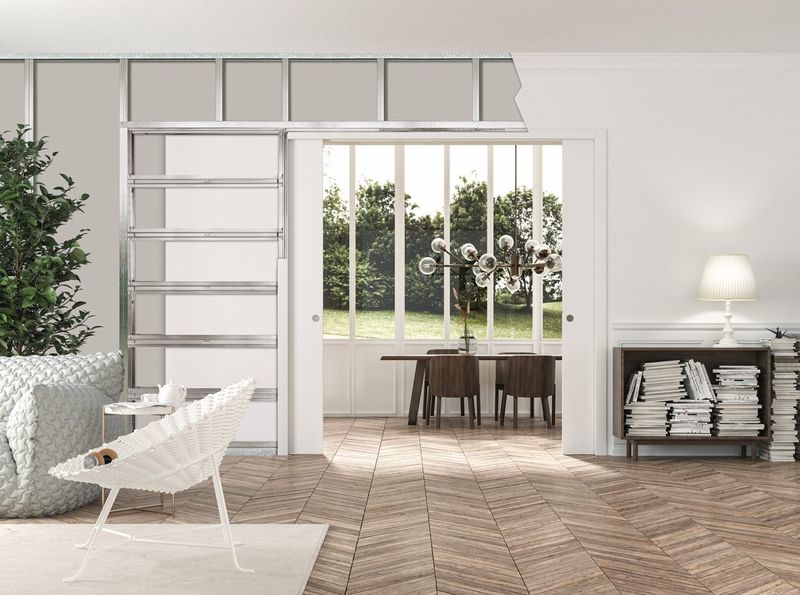 Try Instead: Architectural Pocket Doors Or Statement Hinged Doors