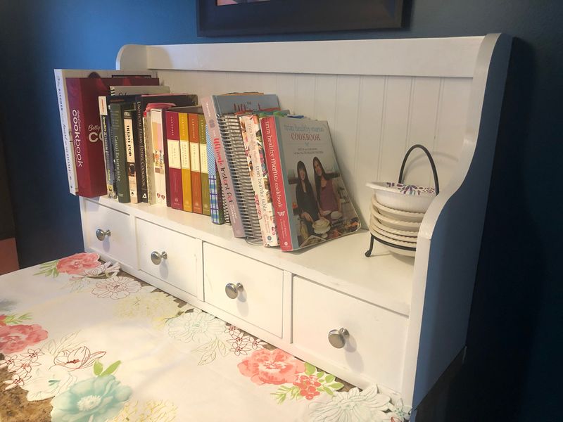 Cookbook Library & Prep Station