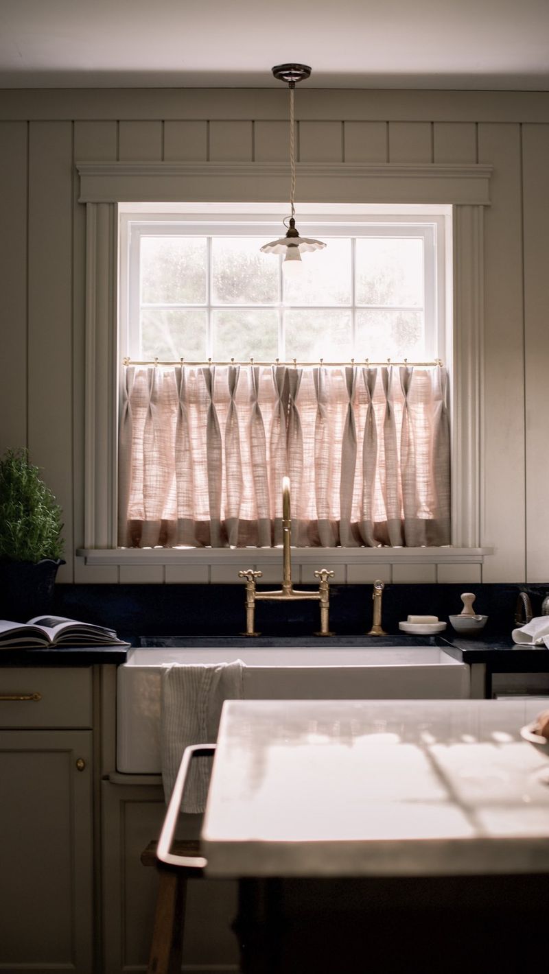Vintage-Inspired Cafe Curtains
