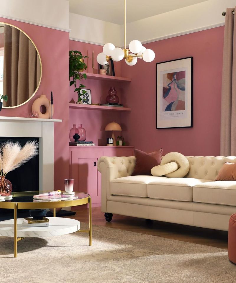 Mauve and Dusty Rose