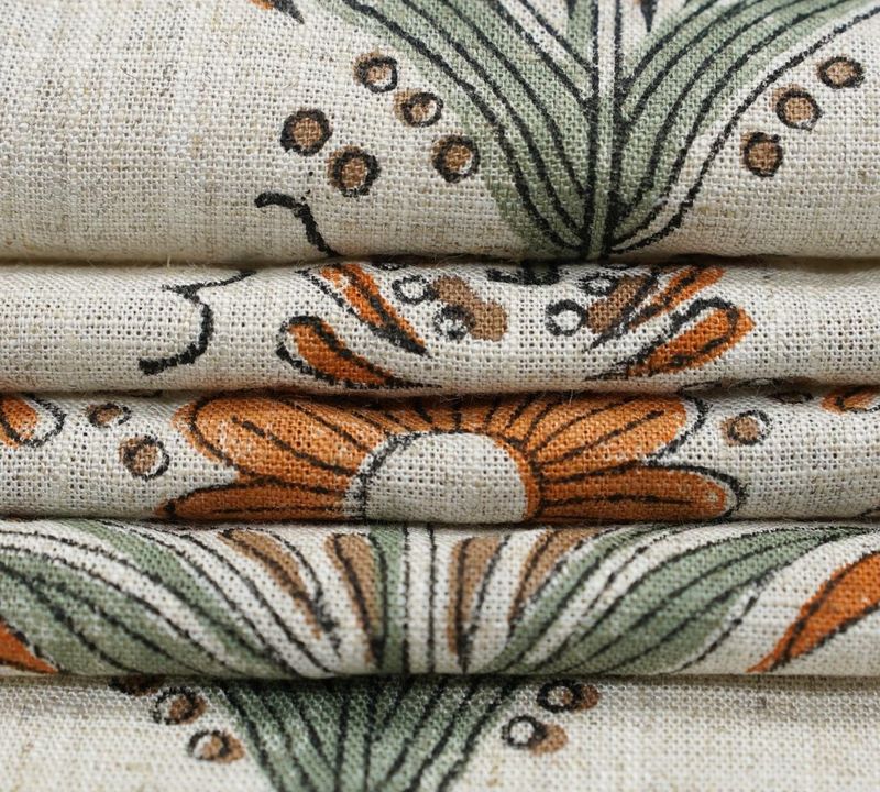 Hand-Blocked Fabric Patterns