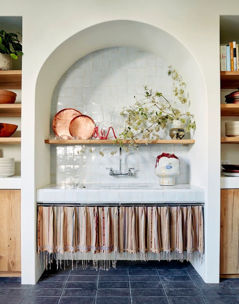Skirted Sink Curtains