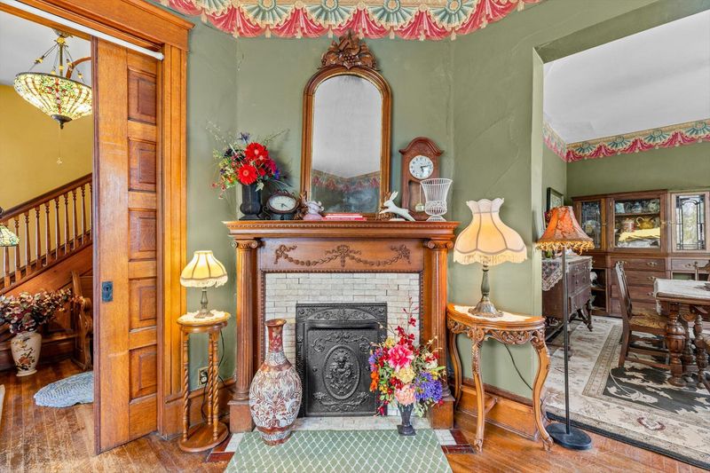 Cozy Parlor With Fireplace