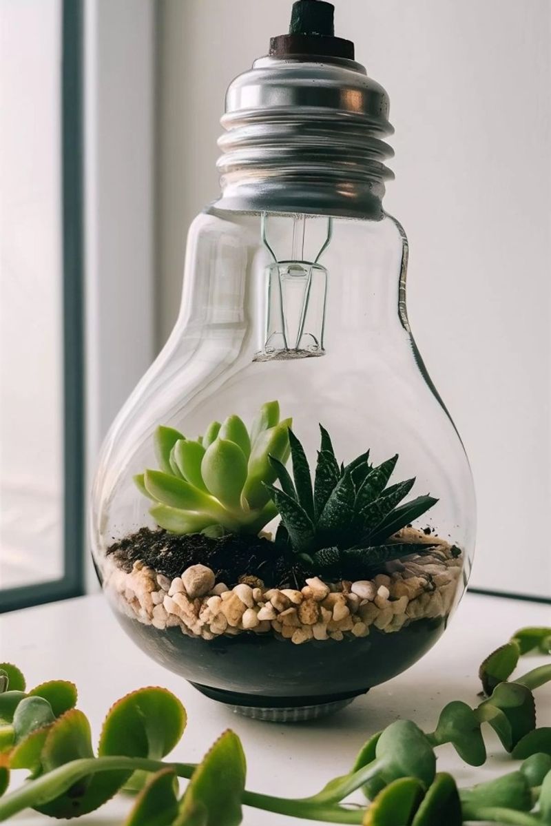 Lightbulb Terrariums