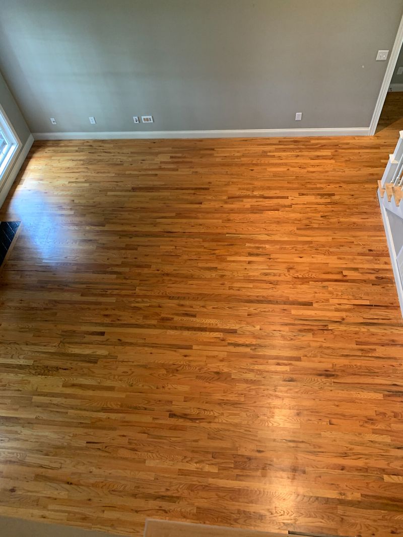 Orange-Toned Oak Planks