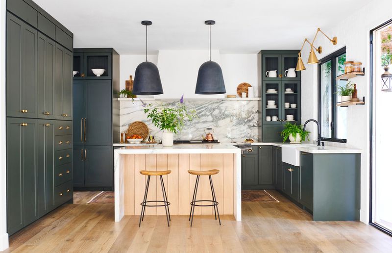 Goodbye to All-White Kitchens