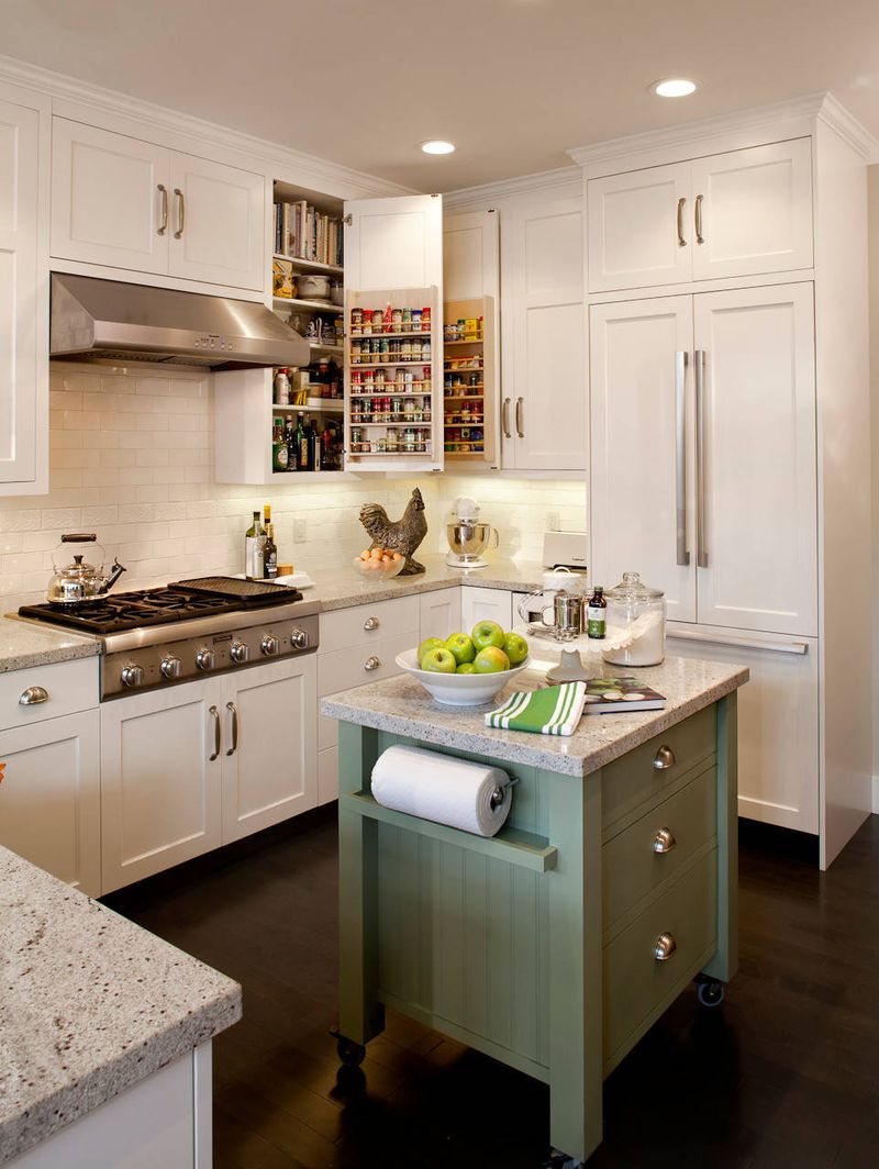 Storage-Focused Skinny Islands