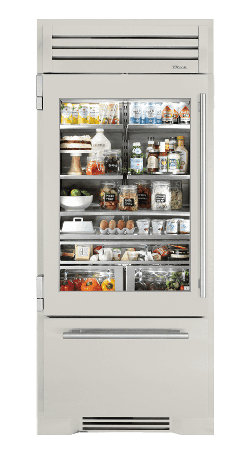 Glass-Front Refrigerators That Show Off