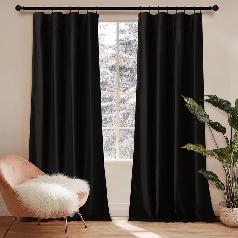 Dark, Heavy Curtains