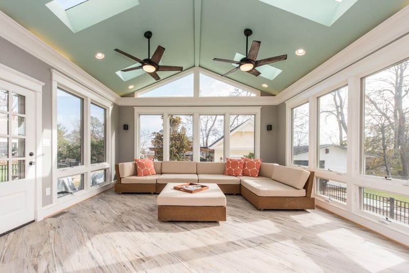 Sunroom Off The Living Area