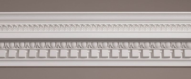 Ornate Cornices and Dentil Moldings