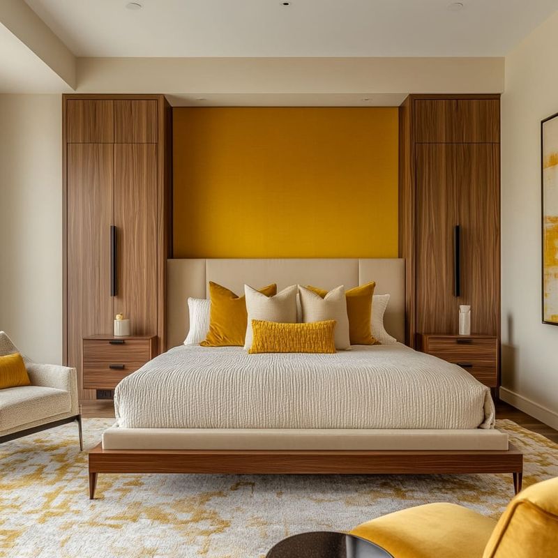 Sunshine Yellow Accent Wall