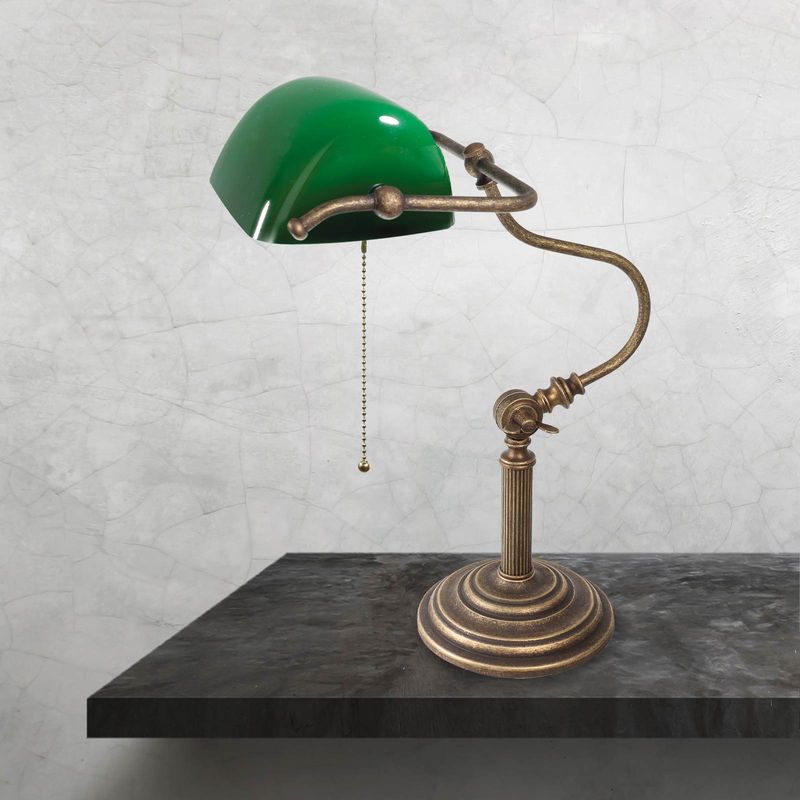 Brass Library Lamps