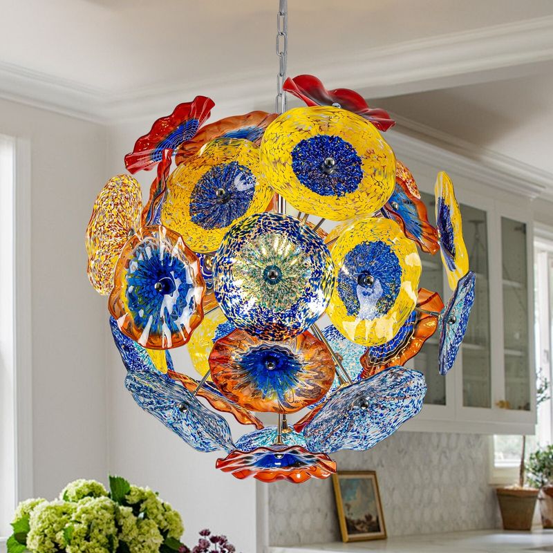 Millefiori Glass Flowers