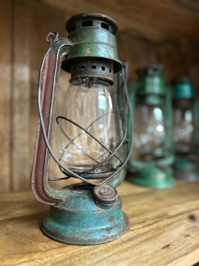 Oil Lamps and Candles Create Ambient Lighting
