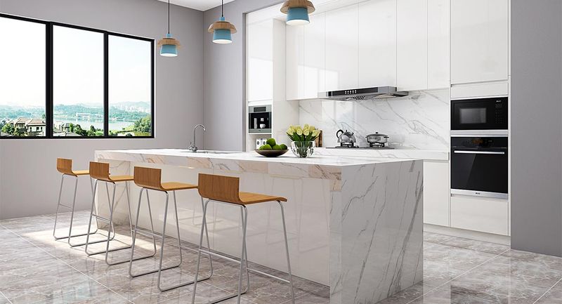 All-White Kitchens