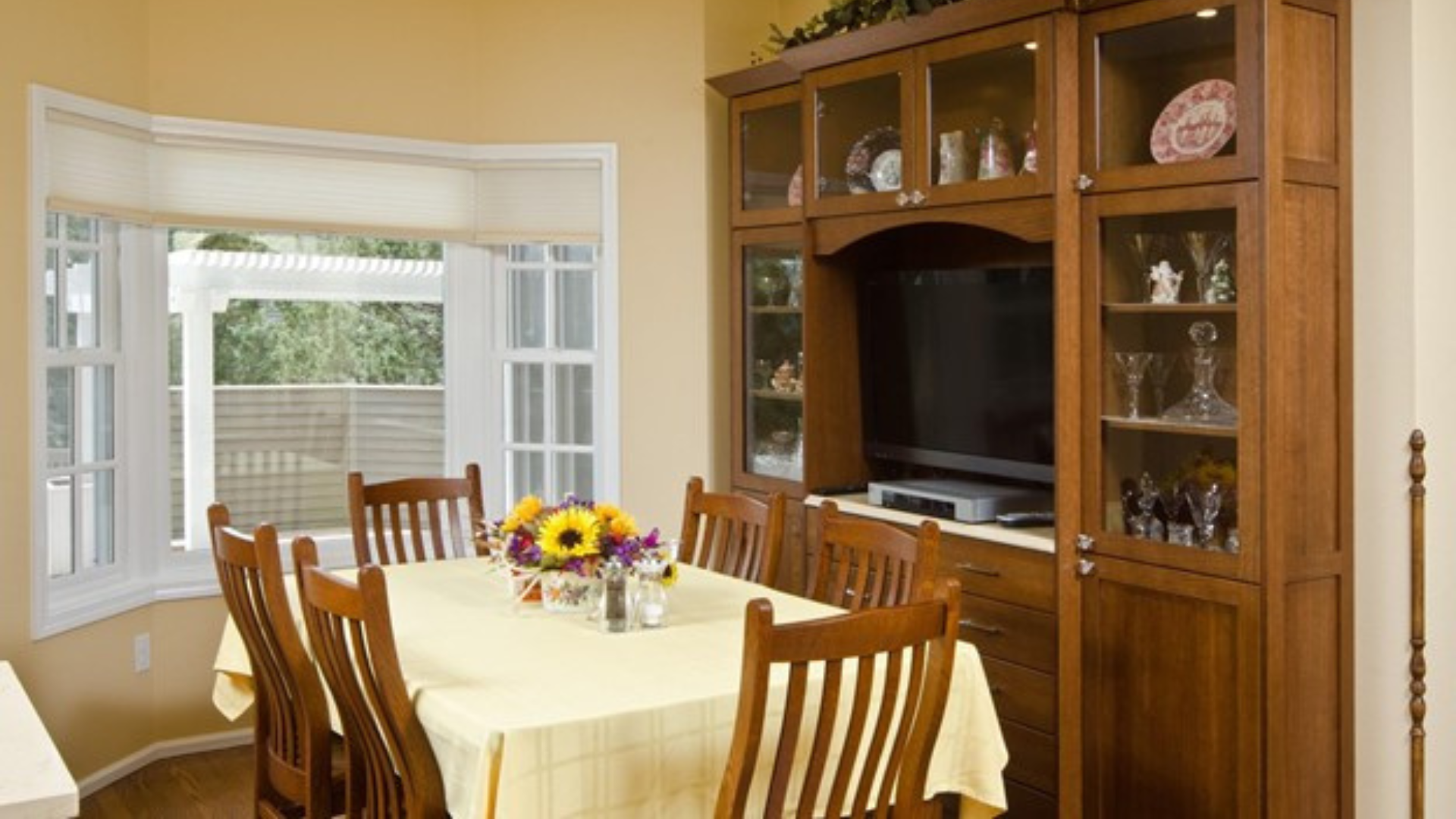 china cabinet in a boomer's home