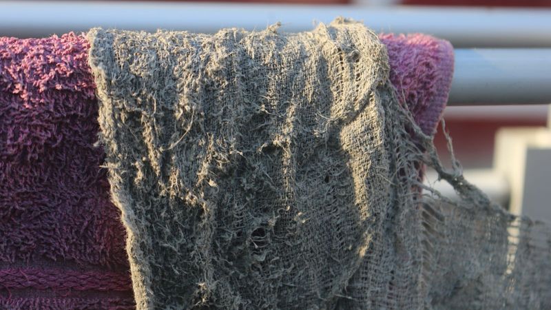 Worn-Out Towels And Linens