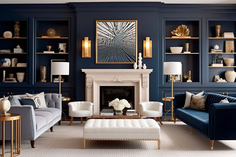 Slate Blue and Warm Taupe