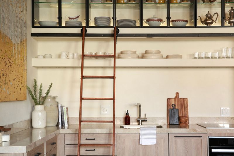 Library Ladder Kitchen