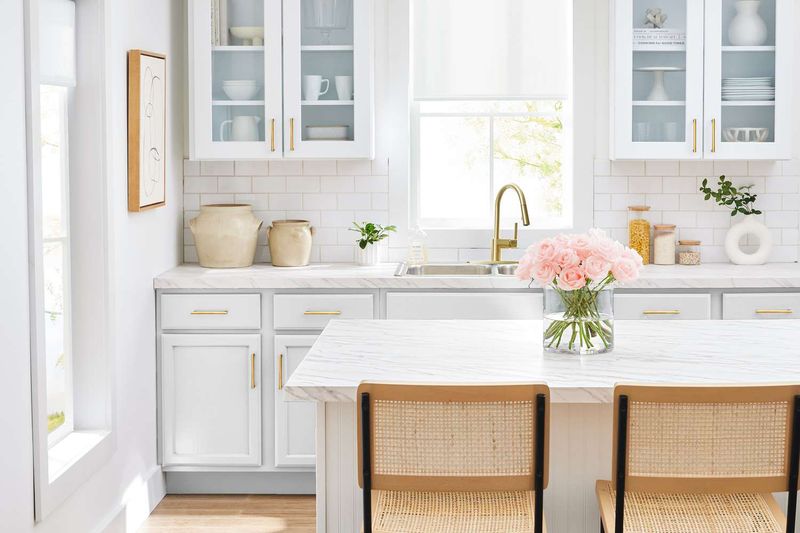 White Upper Cabinets